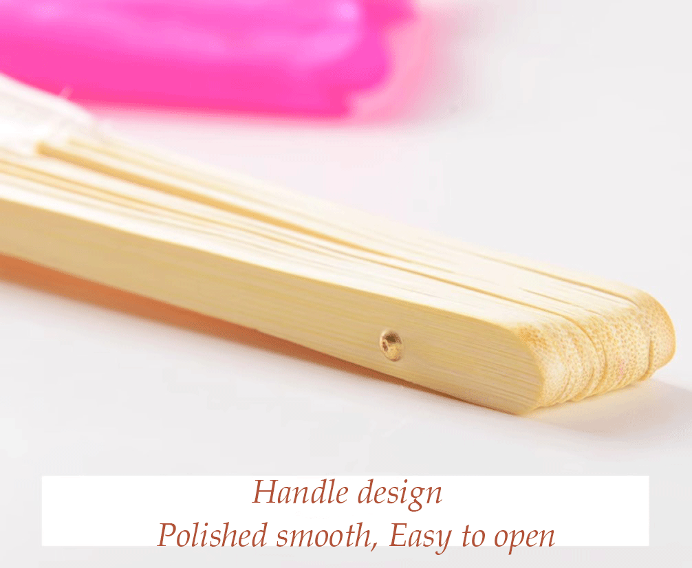 Rainbow - Silk belly dance fan