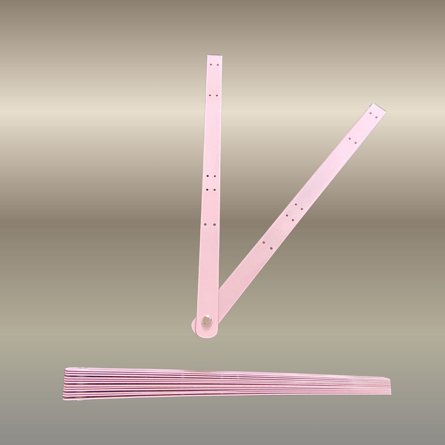 Metal Aluminum Two-Layers Fan Staves 13"