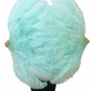 2 Layer Professional Ostrich Feather Fan in vibrant color for burlesque dancers
Luxury double-layer ostrich feather fan for professional performers
Showgirl performance fan in premium ostrich feathers