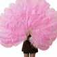2 Layer Professional Ostrich Feather Fan 34"x60"
