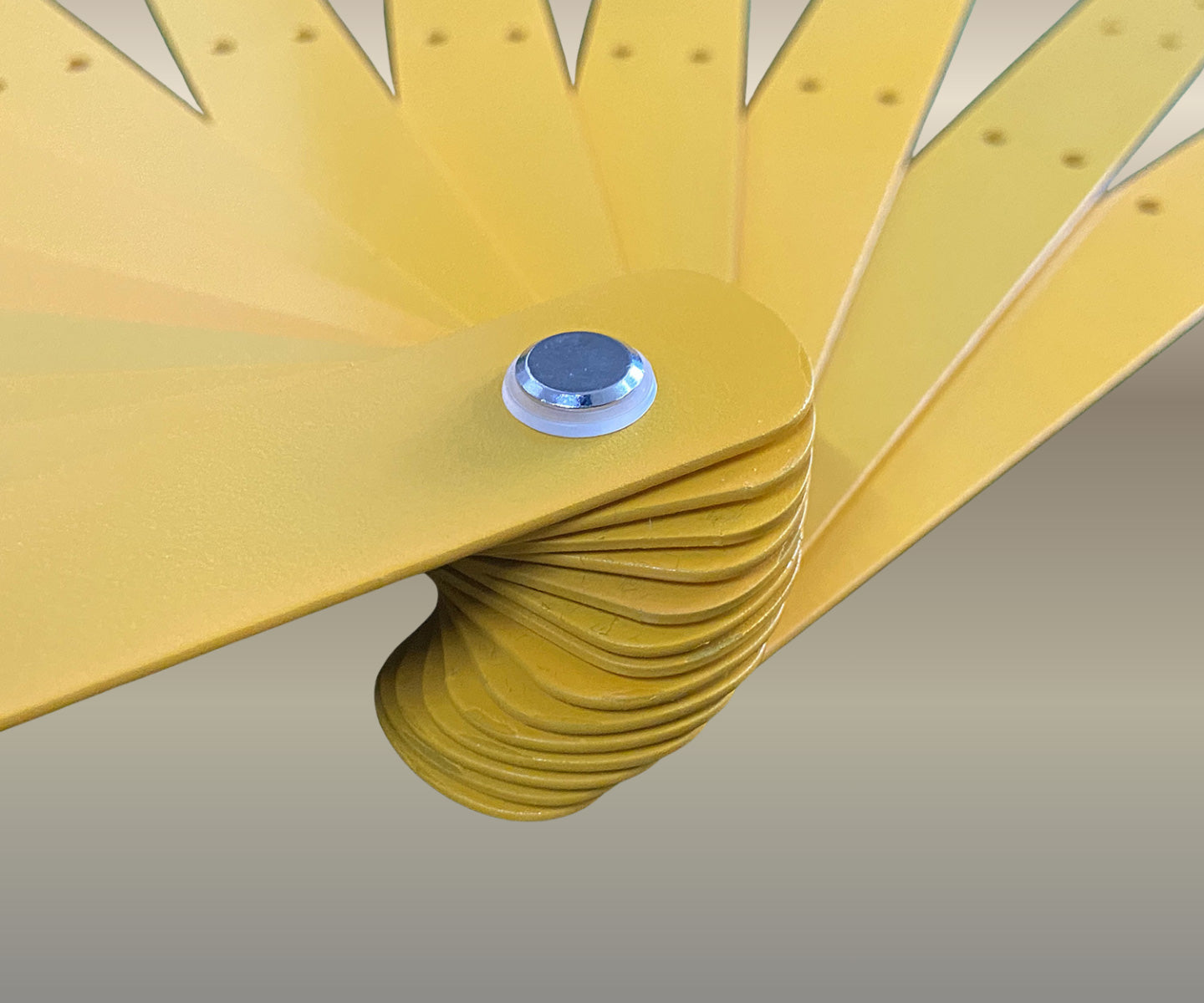 Metal Aluminum Two-Layers Fan Staves 13"