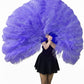 Triple Layer Master Ostrich Feather Fan 32"x 54"