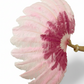 The Half-Moon Advanced Mix color Fan -  180°  2 Layer Ostrich Feather Fan 30"x60"