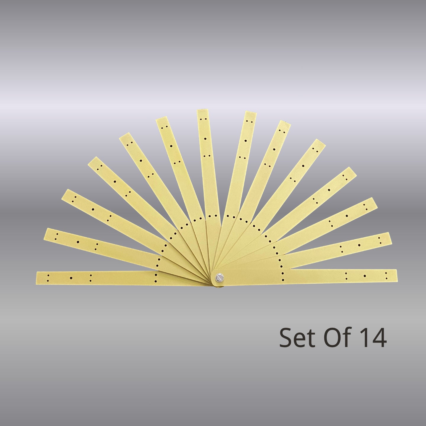 Metal Aluminum Single-Layer Fan Staves 10"