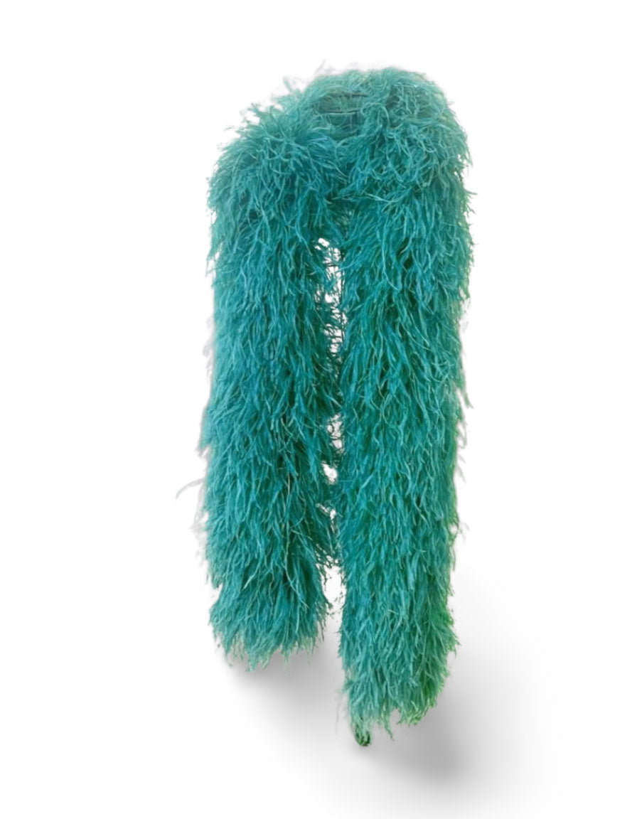 Luxury 25 Ply Ostrich Feather Boa – Premium Handmade Feather Accessory