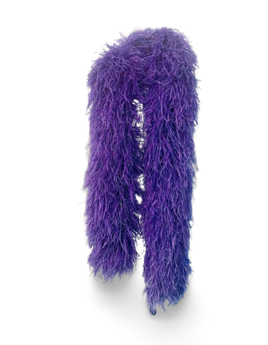 Luxury 25 Ply Ostrich Feather Boa – Premium Handmade Feather Accessory