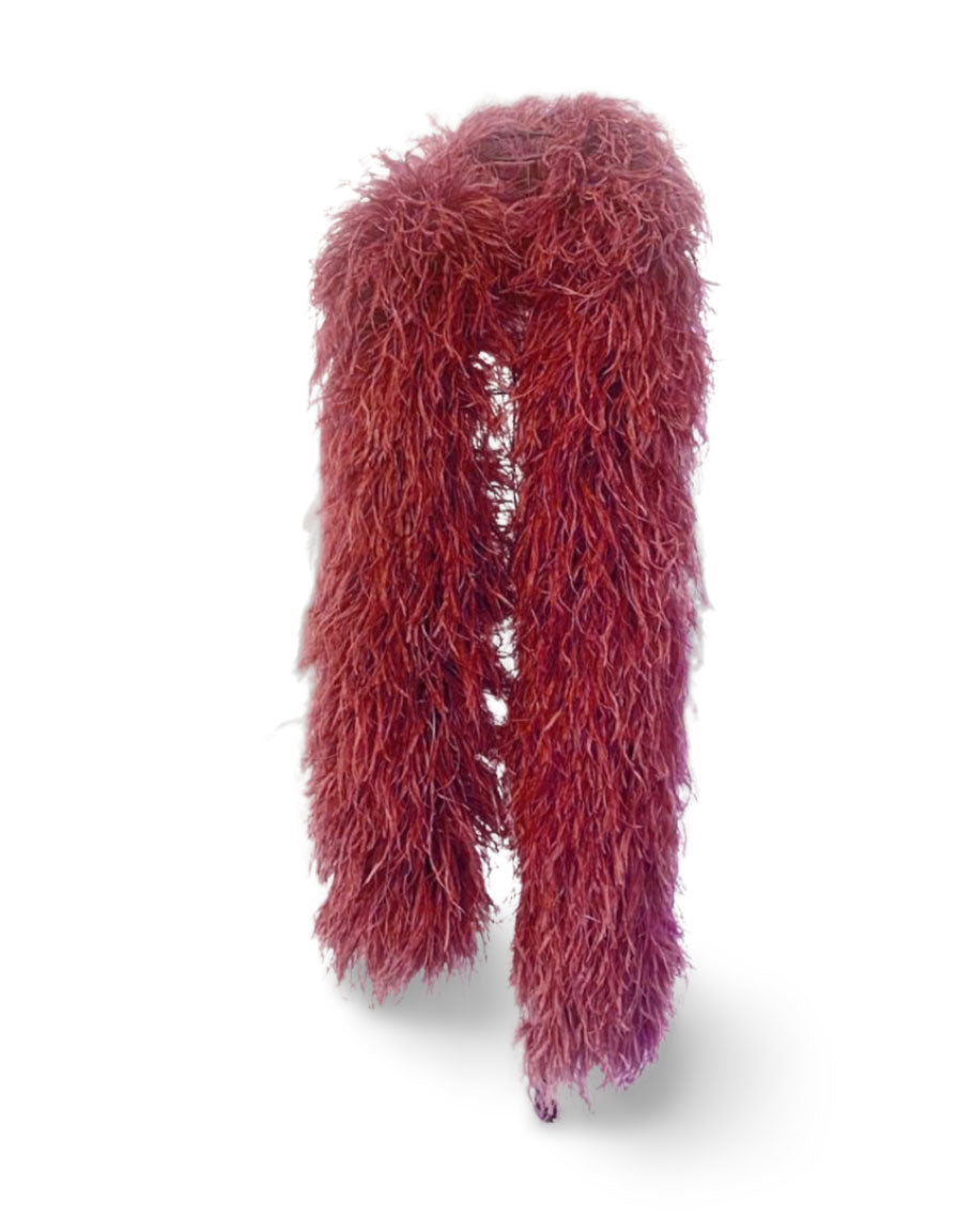 Luxury 25 Ply Ostrich Feather Boa – Premium Handmade Feather Accessory
