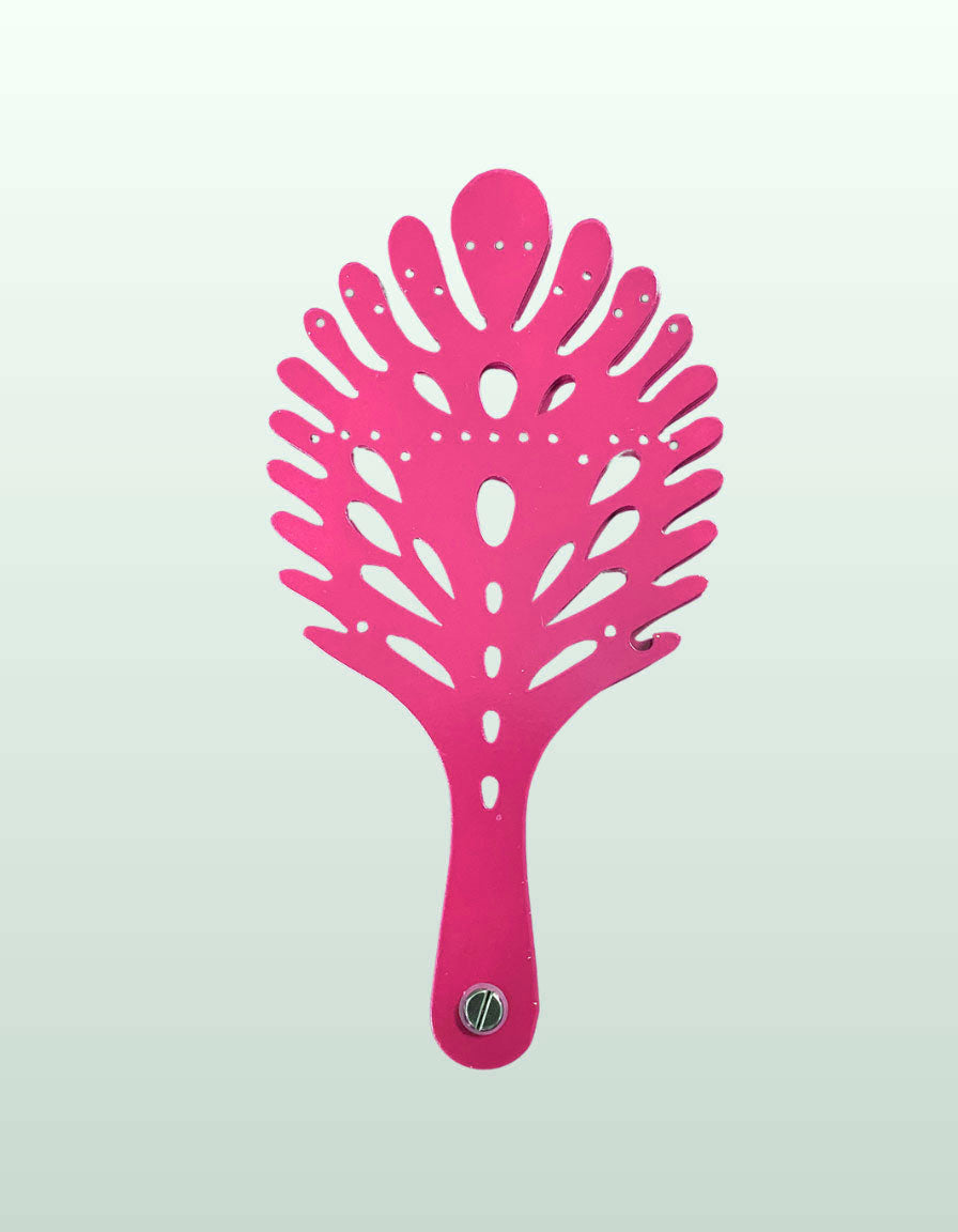 BurlyLuxe Artistic Tree-Form Aluminum Pheasant Feather Fan Staves