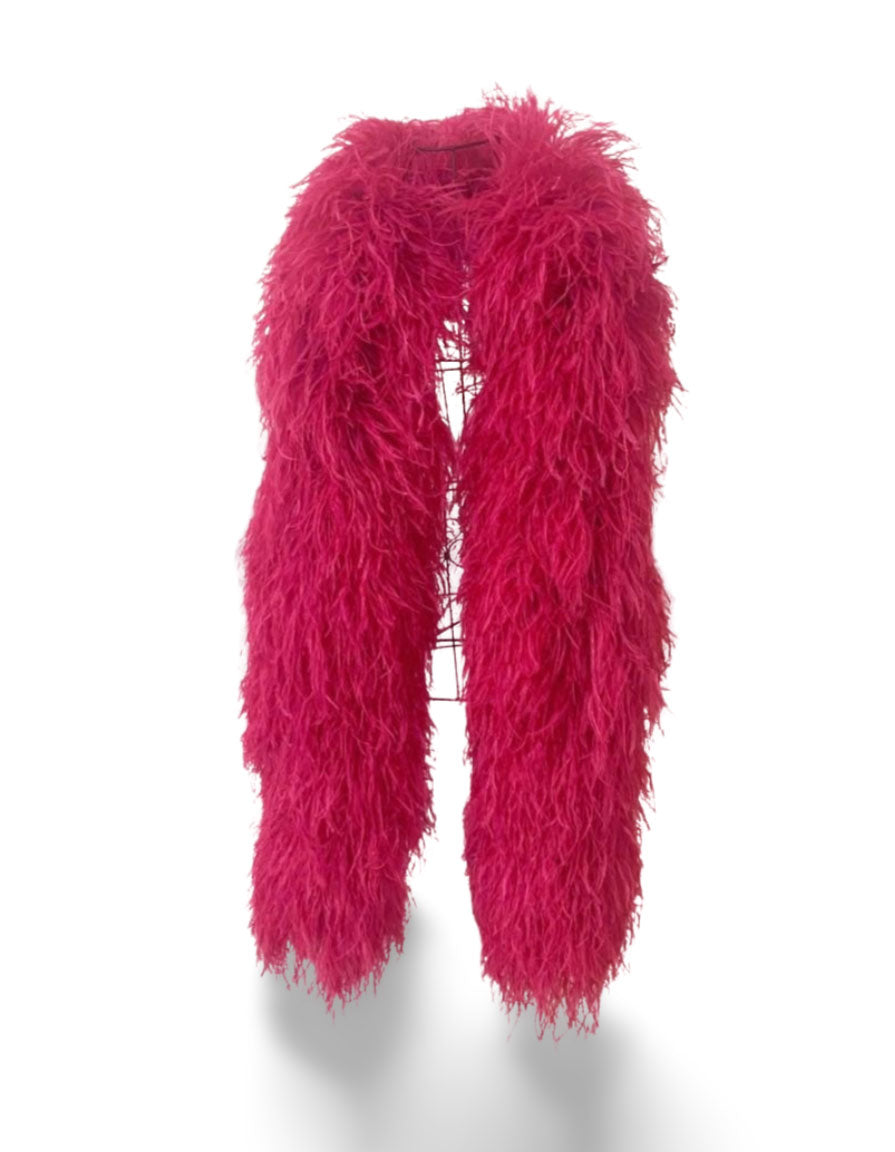 Luxury 30 Ply Ostrich Feather Boa – Premium Handmade Feather Accessory