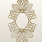 BurlyLuxe Art Deco Elegance Aluminum Fan Staves