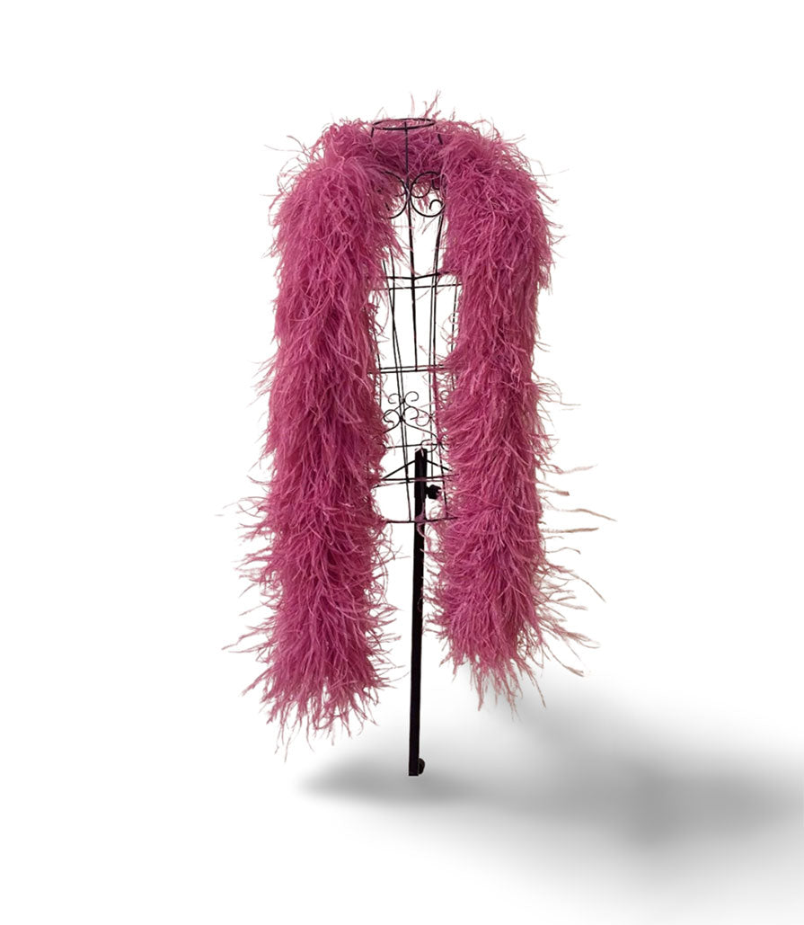 Luxury 10 Ply Ostrich Feather Boa – Premium Handmade Feather Accessory