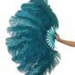 Single Layer Beginner’s Ostrich Feather Fan 25"x 45"